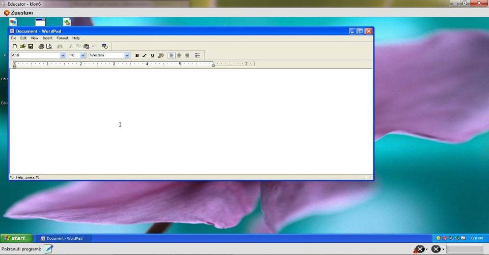 Educator - software for classroom managment - screenshot